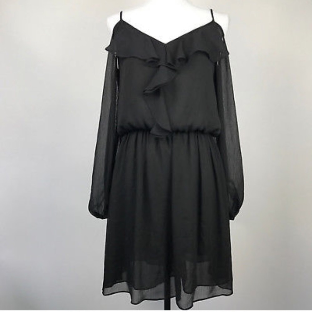 Boston Proper Cold Shoulder Mini Dress